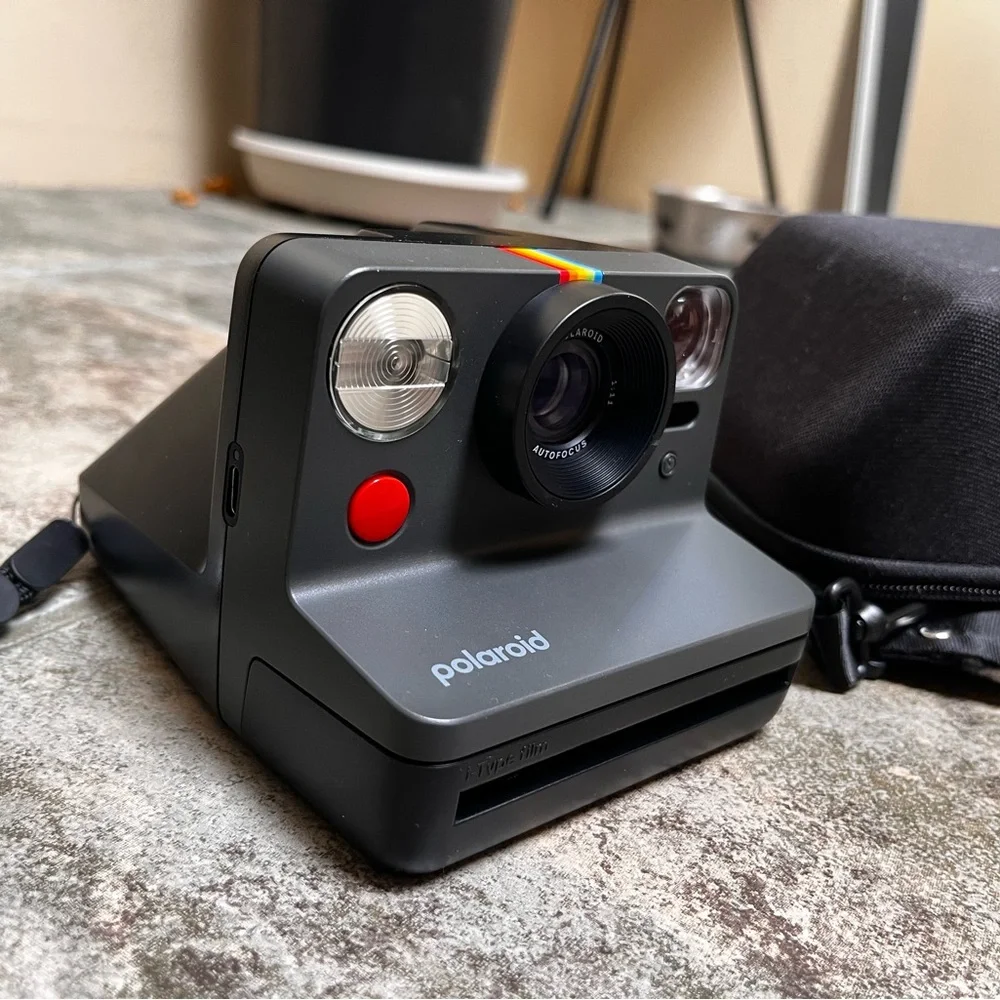 Polaroid Now Instant Camera with Case